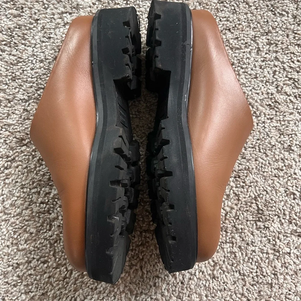 Jenni Kayne Leather Lug Mule - Canyon Size 38 - Picture 11 of 14